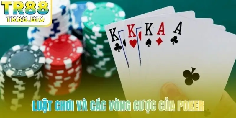Luật chơi và các vòng cược của Poker